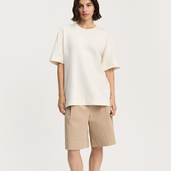 Lui Circular Tee, pure ecru, Aiayu