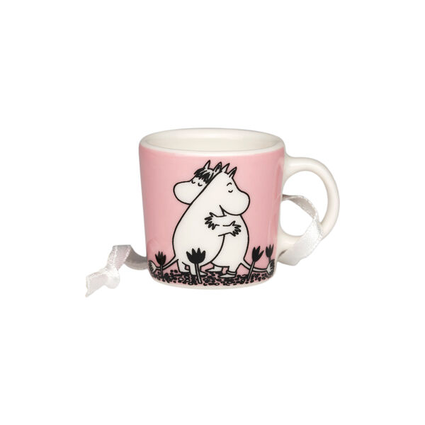 Mumin mini mugg K&auml;rlek Box, pink, Moomin Arabia