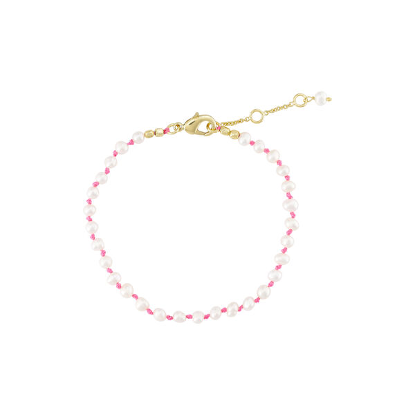 Armband med pärlor, fuschia Armband med pärlor, fuschia, Pure by Nat