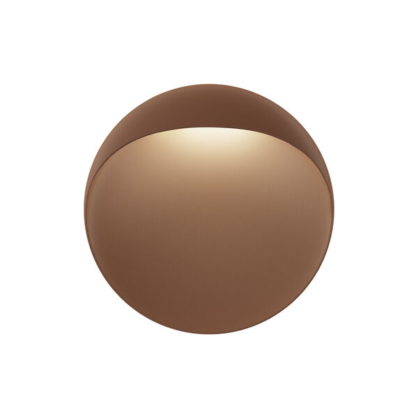 Flindt vägglampa S, corten, Louis Poulsen