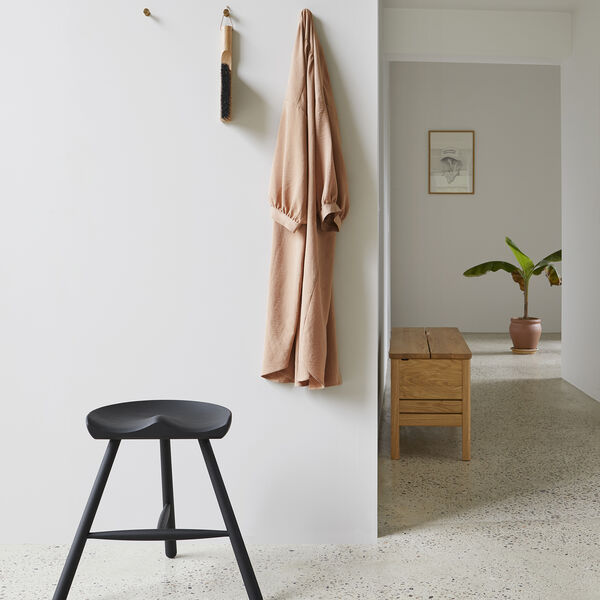 Shoemaker Chair&trade; no. 49, black stained oak, Form & Refine