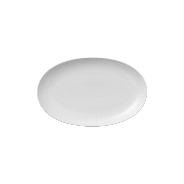 White Fluted assiett 23,5 cm, Royal Copenhagen