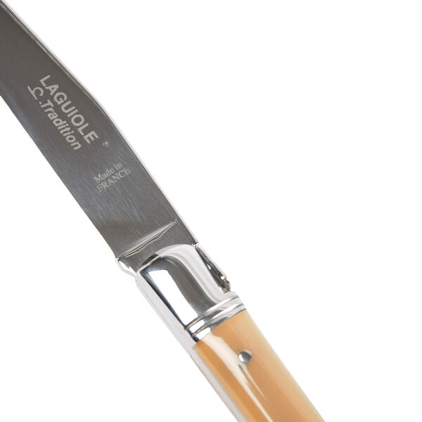 Stekkniv, brunt horn, Laguiole Tradition