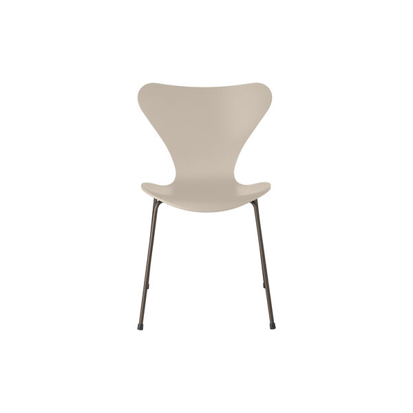 Serie 7&trade; 3107 hellackerad stol, light beige/brown bronze, Fritz Hansen