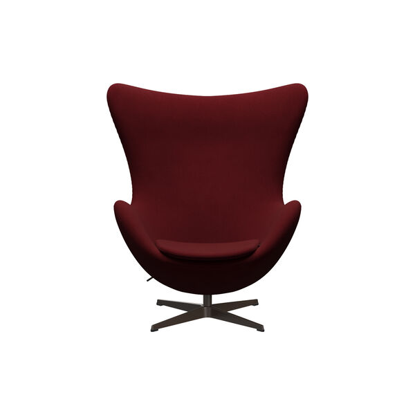 &Auml;gget&trade; 3316 Loungestol, Christianshavn 1140 red uni/brown bronze, Fritz Hansen