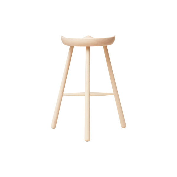 Shoemaker Chair™ no. 68, white oiled beech, Form & Refine
