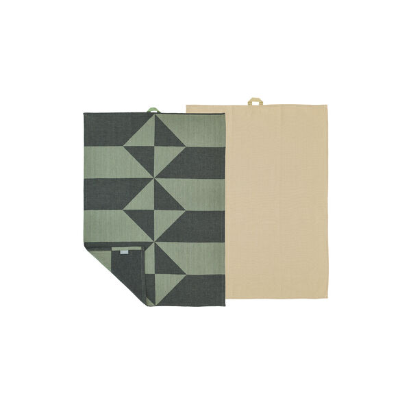 Twist kökshandduk, hedge green, Södahl