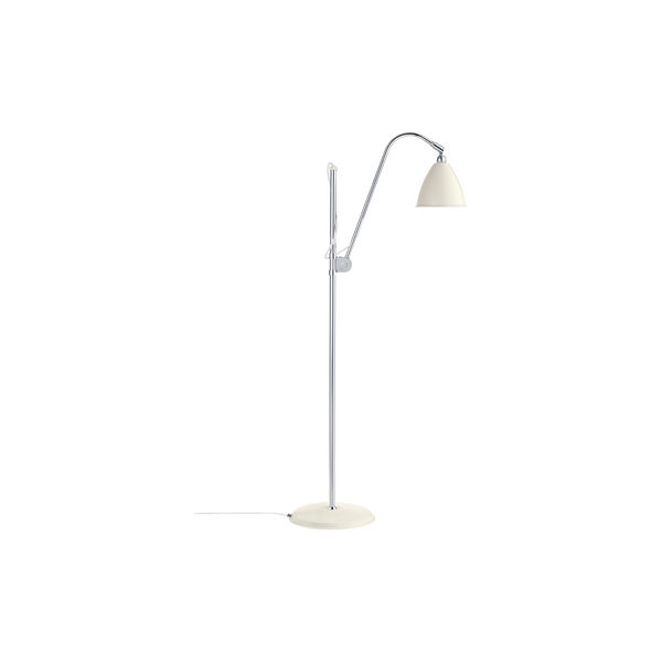 Bestlite BL3 S golvlampa, matt vit/krom Bestlite BL3 S golvlampa, matt vit/krom, GUBI