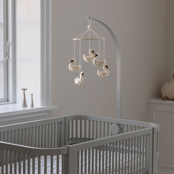 Mobile and bed canopy holder, stone, Sebra