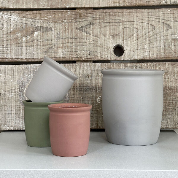 Knabstrup Syltkruka 0,5 L, dark rose, Knabstrup Keramik