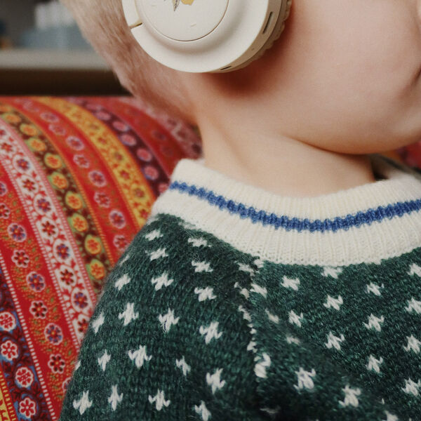 Berle Knit Sweater, ensign blue/buttercream, Konges Sl&oslash;jd