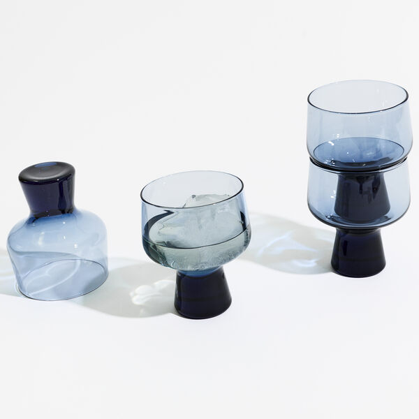 Solare Glas p&aring; fot 2 st., rain, Iittala