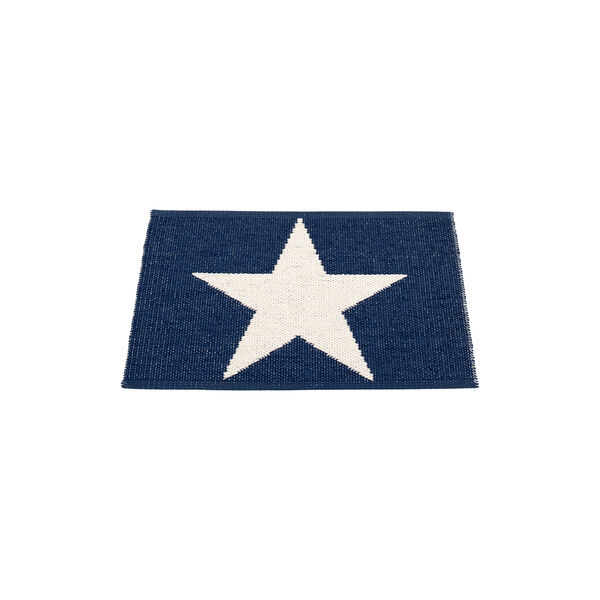 Viggo golvl&ouml;pare, dark blue/vanilla, Pappelina