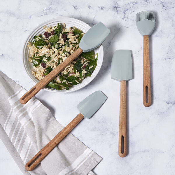 Signature stor grytsked, sea salt, Le Creuset
