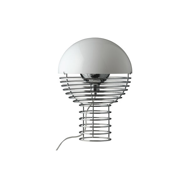Wire Table Lamp, white, Verpan