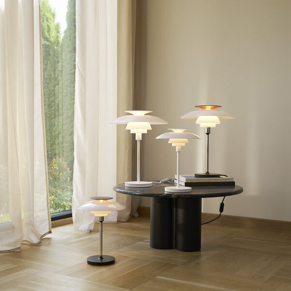 PH 80 Portabel lampa, opal white/white, Louis Poulsen