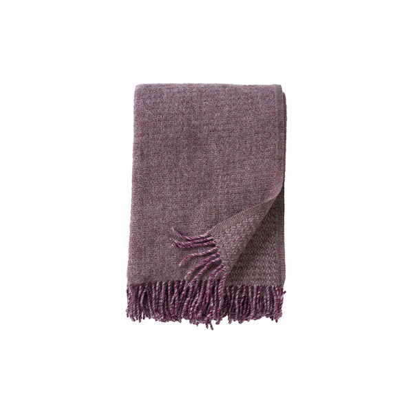 Vito Throw, bordeaux, Klippan Yllefabrik