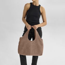LaurineMBG Shopper Suede, mocha mousse, Markberg