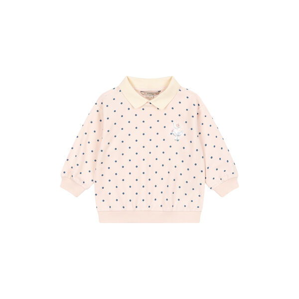 Spotty LS Polo, rosewater dot, Konges Sl&oslash;jd