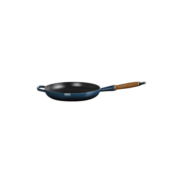 Signature gjutj&auml;rn stekpanna med tr&auml;handtag &Oslash; 28 cm, nuit, Le Creuset