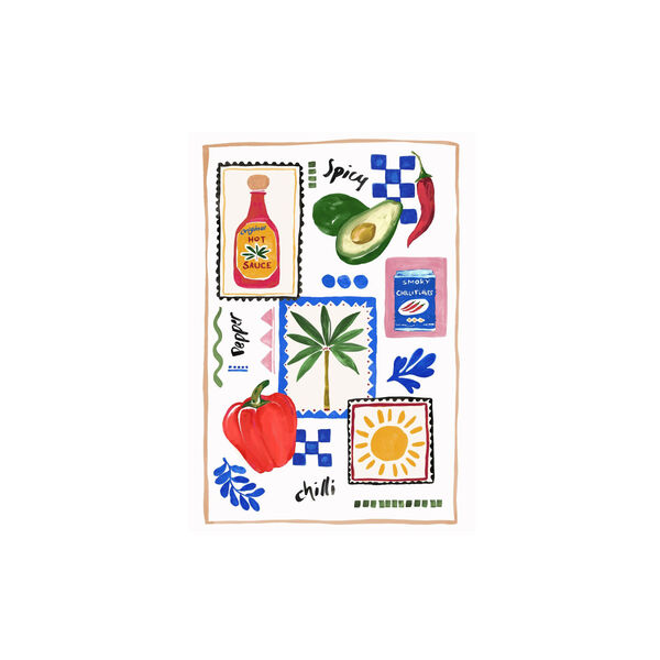 Postcard from Mexico, Poster & Frame