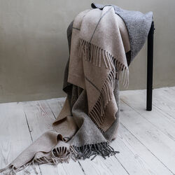 Blocks pl&auml;d, beige, ELVANG