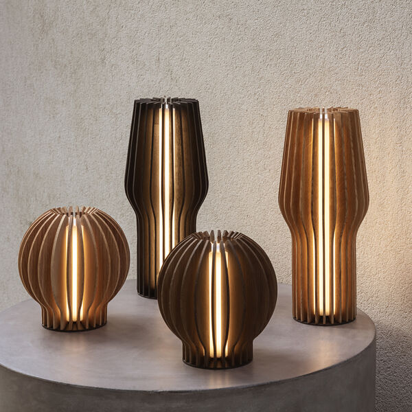 Radiant runda LED lampa Oak, Eva Solo