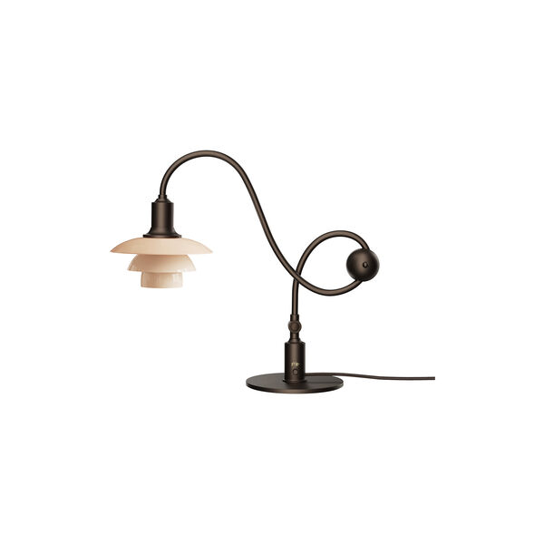 PH 1/1 Piano Table Lamp Limted Edition, dusty terracotta, Louis Poulsen