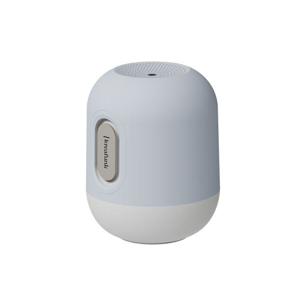 Glowie Bluetooth speaker and lamp, cloudy blue, Kreafunk