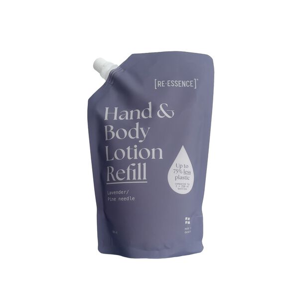 Hand & Body Lotion Refill, lavender/pine needle, RE-ESSENCE