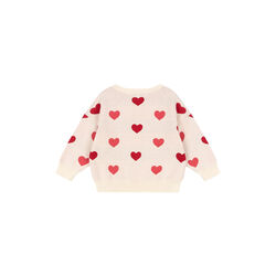 Lapis Knit Sweater, coeur color&eacute; duo pink, Konges Sl&oslash;jd