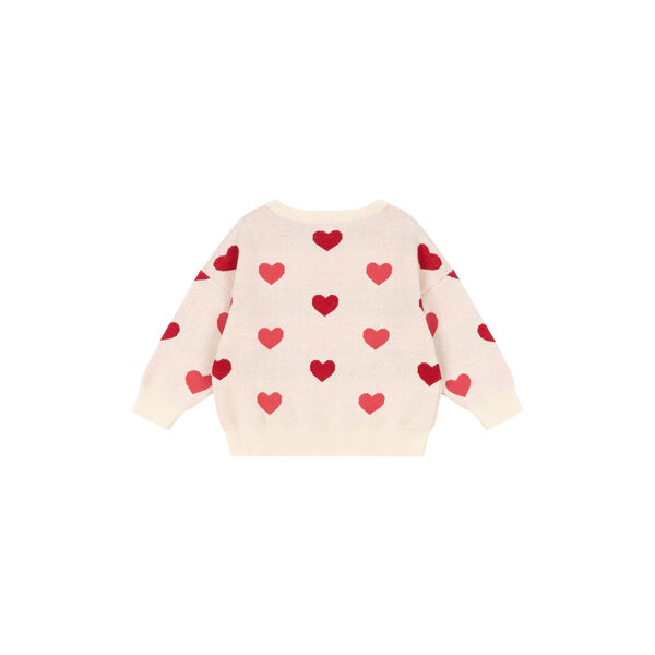 Lapis Knit Sweater, coeur color&eacute; duo pink, Konges Sl&oslash;jd