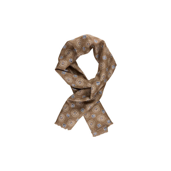 Scarf Wool, brown pattern Scarf Wool, brown pattern, Stenströms