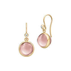 Prime Earrings, gold/dusty rose, Julie Sandlau