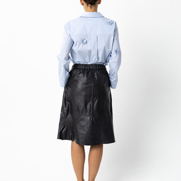 Shirt with flowers, bright blue, Coster Copenhagen