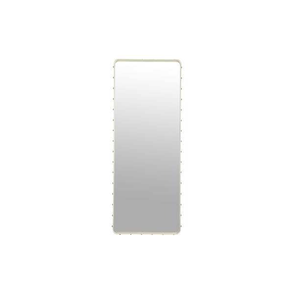 Adnet Rectangular Wall Mirror, cream, GUBI