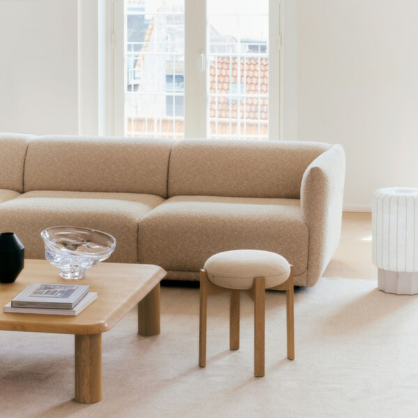 Nami 3-seater Sofa, Zero 0001, Fredericia Furniture