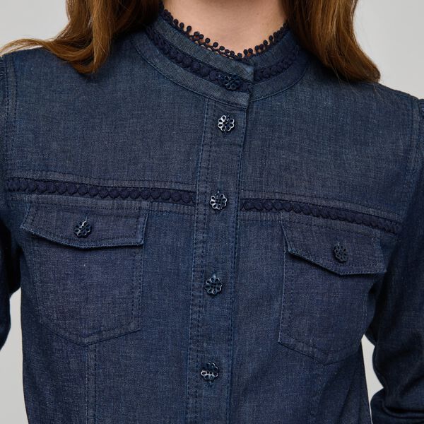 AugustaDEA Dress Midi, chambray blue, Dea Kudibal