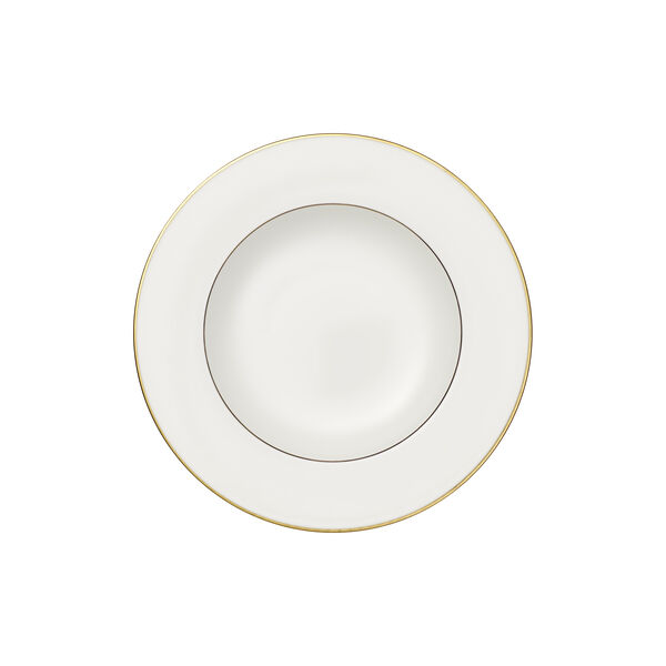 Anmut Gold Djup tallrik &Oslash; 24 cm, white/gold, Villeroy & Boch