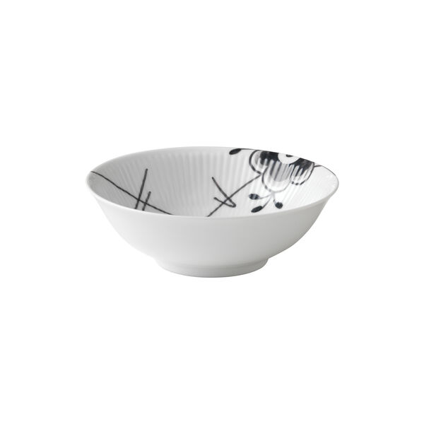 Black Fluted Mega skål, 35 cl, Royal Copenhagen
