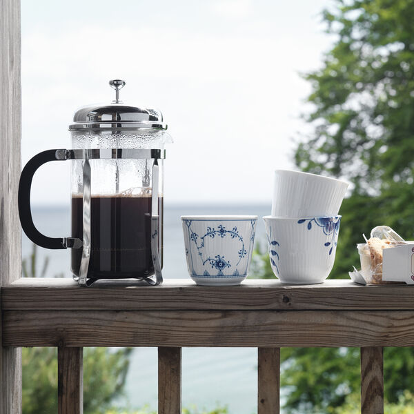 White Fluted kopp, Royal Copenhagen