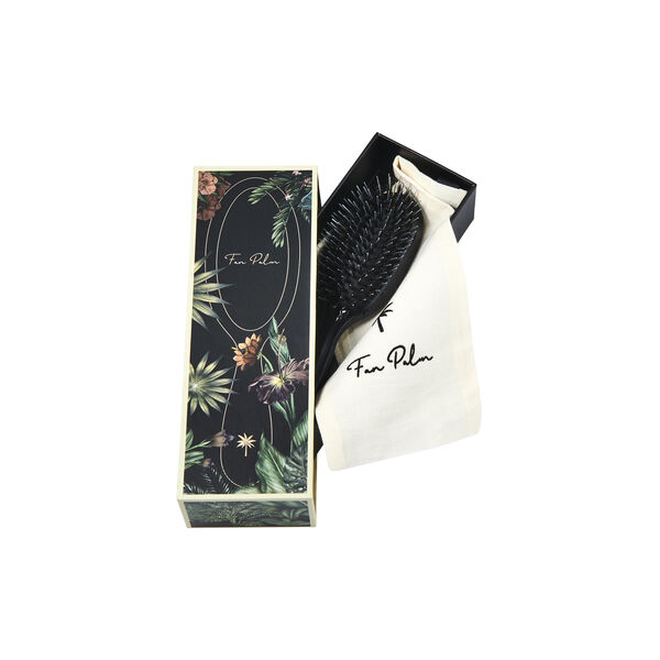 Boar- & Nylon borste small, stardust, Fan Palm