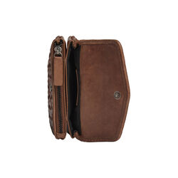 FaithMBG Coin Purse Weave, cognac, Markberg