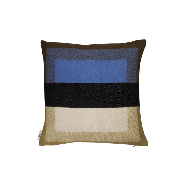 BENTO Kudde, olive, R&oslash;ros Tweed