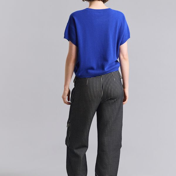 Cloud cashmere kort&auml;rm blus, fresh blue, BITTE KAI RAND