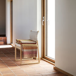 FRI Throw, summer red, R&oslash;ros Tweed