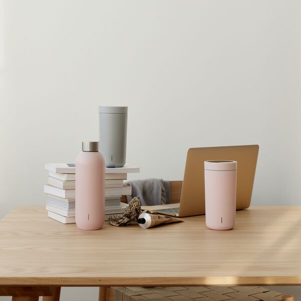 To Go Click termosmugg 0,2 L, soft light grey, Stelton