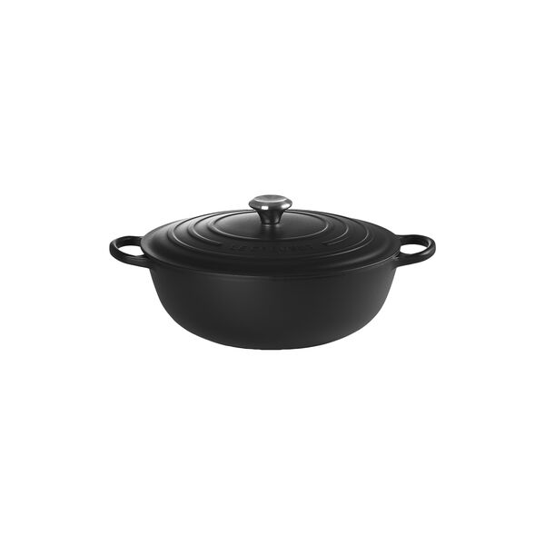 Signature gjutj&auml;rn stekgryta &Oslash; 32 cm, matte svart, Le Creuset