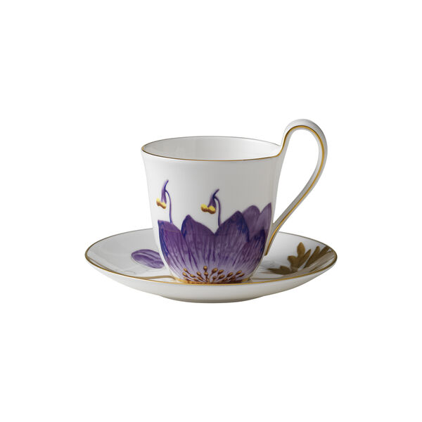 Flora kaffekopp, styvmorsviol, Royal Copenhagen
