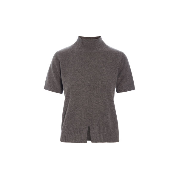 Kumo cashmere kort&auml;rm blus, shark melange, BITTE KAI RAND